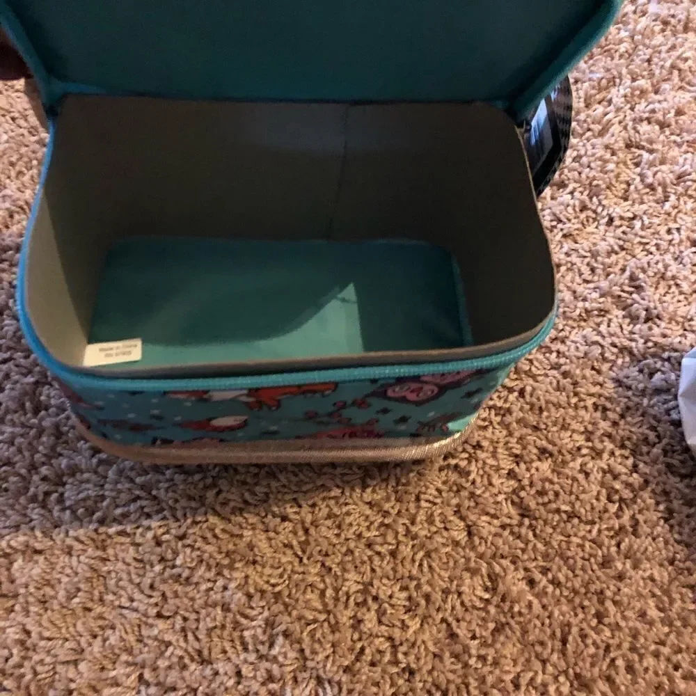Conair Owl cosmetic travel case NWT